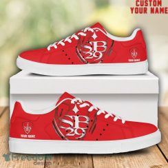 Stade Brestois 29 L1 Custom Name Unique Gift Low Top Skate Shoes Gifts For Fans