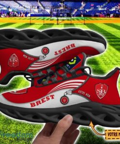 Stade Brestois 29 Max Soul Shoes Personalized Name Sneakers For Fans Product Photo 2