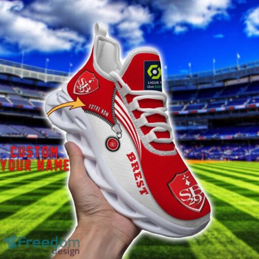 Stade Brestois 29 Max Soul Shoes Personalized Name Sneakers For Fans Product Photo 3