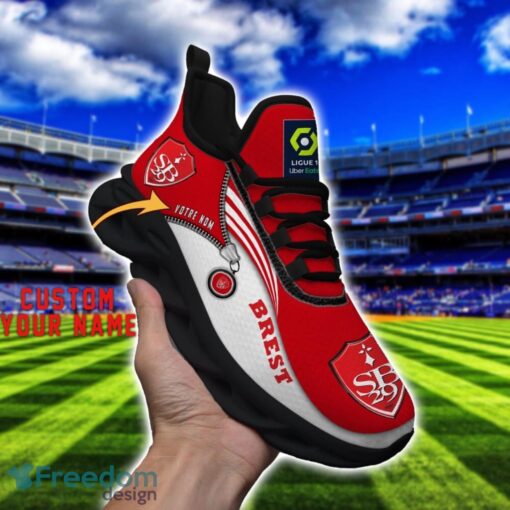 Stade Brestois 29 Max Soul Shoes Personalized Name Sneakers For Fans Product Photo 4