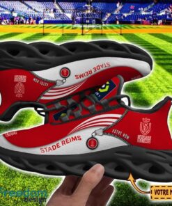 Stade de Reims Max Soul Shoes Personalized Name Sneakers For Fans Product Photo 2