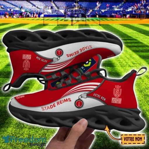 Stade de Reims Max Soul Shoes Personalized Name Sneakers For Fans Product Photo 2