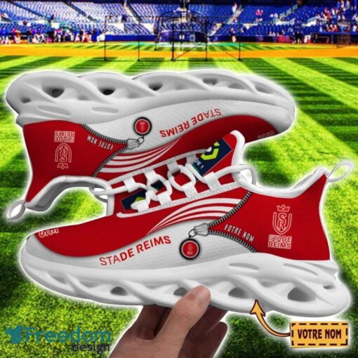 Stade de Reims Max Soul Shoes Personalized Name Sneakers For Fans Product Photo 1