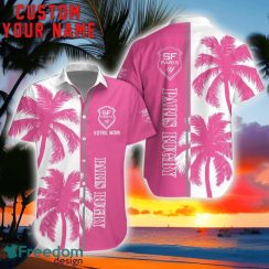 Stade Francais Coconut Pattern Hawaiian Shirt And Shorts Personalized Name Unique Gift For Summer Product Photo 1