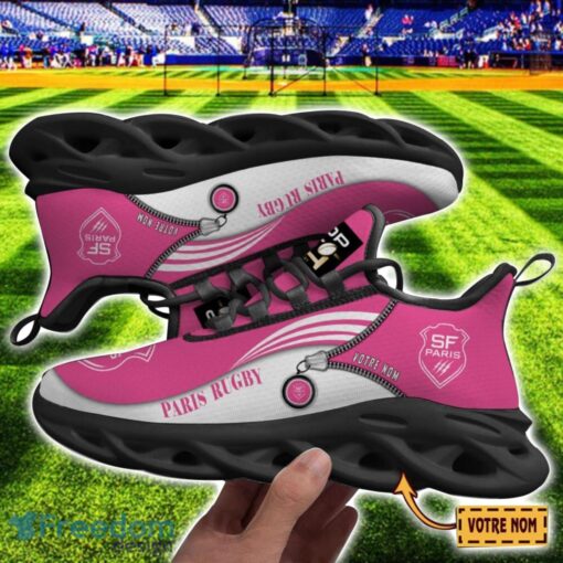 Stade Francais Max Soul Shoes Personalized Name Sneakers For Fans Product Photo 2