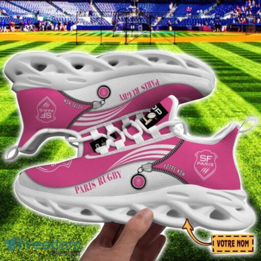 Stade Francais Max Soul Shoes Personalized Name Sneakers For Fans Product Photo 1