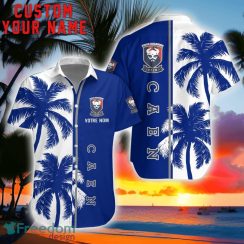 Stade Malherbe Caen Coconut Pattern Hawaiian Shirt And Shorts Personalized Name Unique Gift For Summer