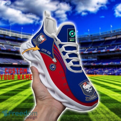 Stade Malherbe Caen Max Soul Shoes Personalized Name Sneakers For Fans Product Photo 3