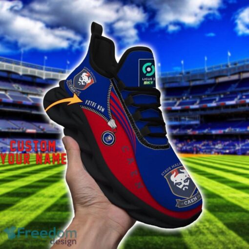 Stade Malherbe Caen Max Soul Shoes Personalized Name Sneakers For Fans Product Photo 4