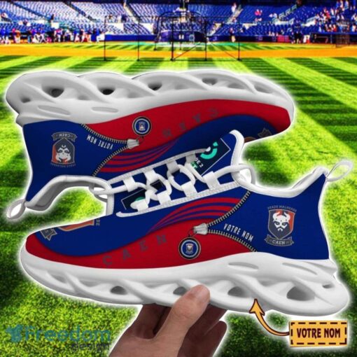 Stade Malherbe Caen Max Soul Shoes Personalized Name Sneakers For Fans Product Photo 1