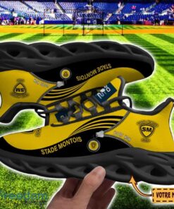 Stade Montois Rugby Max Soul Shoes Personalized Name Sneakers For Fans Product Photo 2