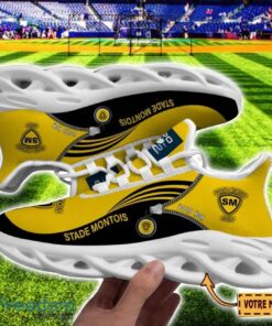 Stade Montois Rugby Max Soul Shoes Personalized Name Sneakers For Fans