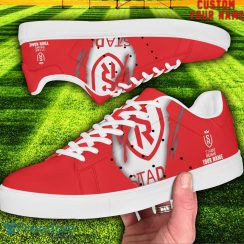 Stade Reims L1 Custom Name Unique Gift Low Top Skate Shoes Gifts For Fans Product Photo 2