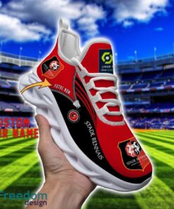 Stade Rennais F.C Max Soul Shoes Personalized Name Sneakers For Fans Product Photo 3