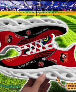 Stade Rennais F.C Max Soul Shoes Personalized Name Sneakers For Fans