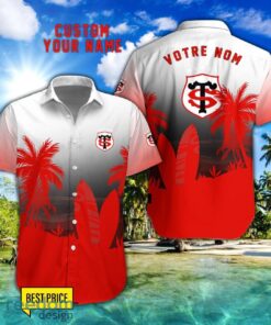 Stade Toulousain Combo Hawaiian Shirt And Shorts Surfboards Coconut Custom Name For Fans