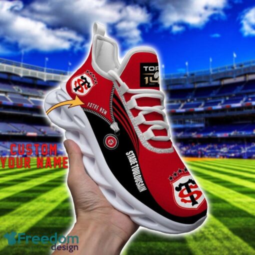 Stade Toulousain Max Soul Shoes Personalized Name Sneakers For Fans Product Photo 3