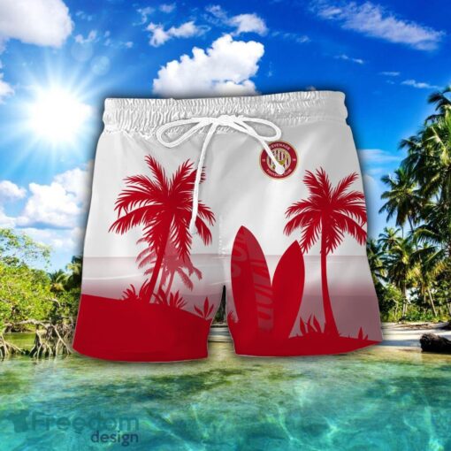 Stevenage Football Club Combo Hawaiian Shirt And Shorts Surfboards Coconut Custom Name For Fans Product Photo 2