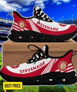 Stevenage Football Club Max Soul Sneakers Striped Men Women Limited Running Shoes Product Photo 2