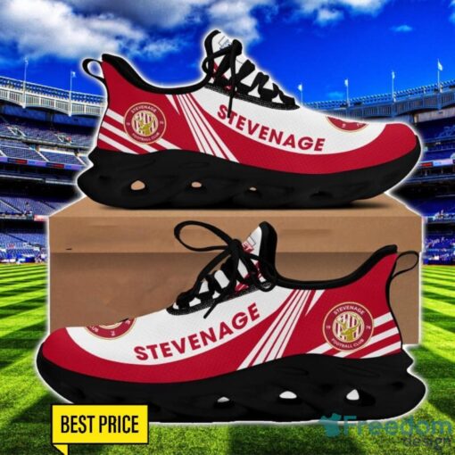 Stevenage Football Club Max Soul Sneakers Striped Men Women Limited Running Shoes Product Photo 2