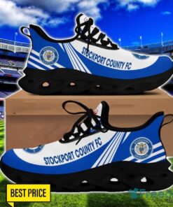 Stockport County F.C Max Soul Sneakers Striped Men Women Limited Running Shoes Product Photo 2