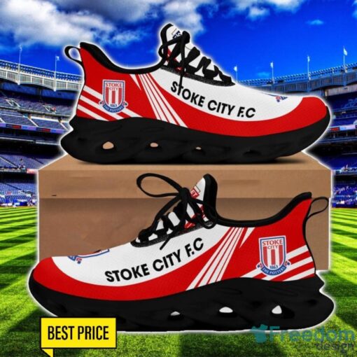 Stoke City F.C Max Soul Sneakers Striped Men Women Limited Running Shoes Product Photo 2