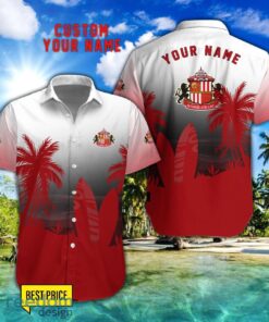 Sunderland A.F.C Combo Hawaiian Shirt And Shorts Surfboards Coconut Custom Name For Fans