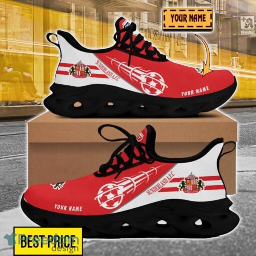 Sunderland A.F.C Custom Name Sneakers Limited Max Soul Shoes For Men Women Product Photo 2