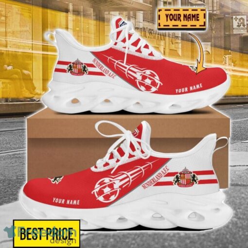 Sunderland A.F.C Custom Name Sneakers Limited Max Soul Shoes For Men Women Product Photo 1