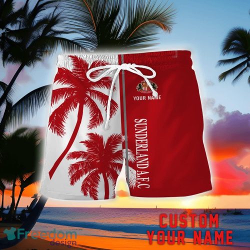 Sunderland Coconut Pattern Hawaiian Shirt And Shorts Personalized Name Unique Gift For Summer Product Photo 2