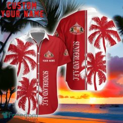 Sunderland Coconut Pattern Hawaiian Shirt And Shorts Personalized Name Unique Gift For Summer