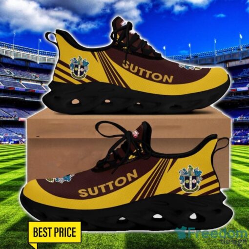 Sutton United Max Soul Sneakers Striped Men Women Limited Running Shoes Product Photo 2