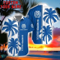 SV Meppen Coconut Pattern Hawaiian Shirt And Shorts Personalized Name Unique Gift For Summer