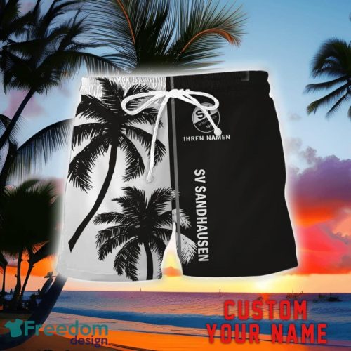 SV Sandhausen Coconut Pattern Hawaiian Shirt And Shorts Personalized Name Unique Gift For Summer Product Photo 2