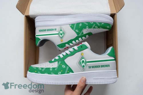 SV Werder Bremen Air Force Shoes For Fans AF1 Sneakers Product Photo 1