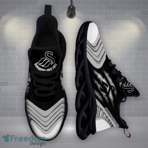 Swansea City A.F.C Sneakers Wolf Scratch Designs Max Soul Shoes Running Shoes Product Photo 2