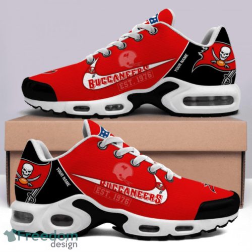 Tampa Bay Buccaneers Est.1976 Custom Name Air Cushion Sneakers For Men And Women Product Photo 1