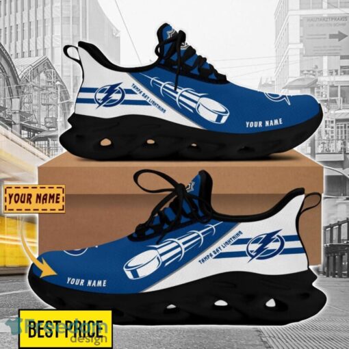 Tampa Bay Lightning Custom Name Sneakers Limited Max Soul Shoes For Men Women Product Photo 2