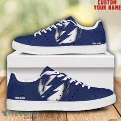 Tampa Bay Lightning NHL Custom Name Unique Gift Low Top Skate Shoes Gifts For Fan