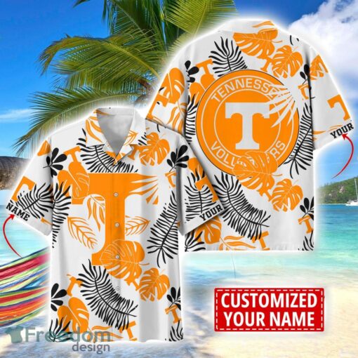 Tennessee Volunteers Aloha Hawaiian Shirt Custom Name Summer Gift Holiday Team Shirt Product Photo 1