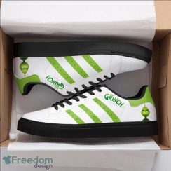 The Grinch Low Top Skate Shoes Stan Smith Shoes Green Striped Product Photo 2