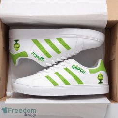 The Grinch Low Top Skate Shoes Stan Smith Shoes Green Striped Product Photo 1