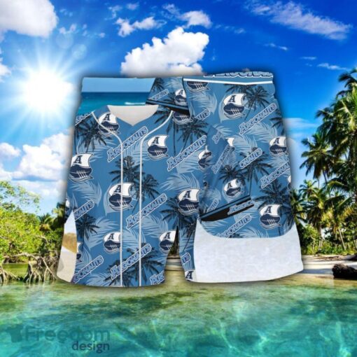 Toronto Argonauts 3D Hawaiian Shirt and Shorts Vinatge Tree Pattern Beach Shirt For Fans Product Photo 2