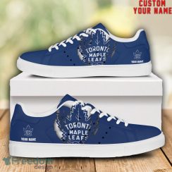 Toronto Maple Leafs NHL Custom Name Unique Gift Low Top Skate Shoes Gifts For Fan