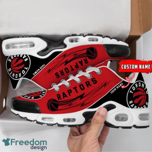 Toronto Raptors NBA Air Cushion Sports Shoes Custom Name TN Sneakers For Fans Product Photo 2