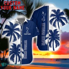 Tottenham Hotspur Coconut Pattern Hawaiian Shirt And Shorts Personalized Name Unique Gift For Summer Product Photo 1