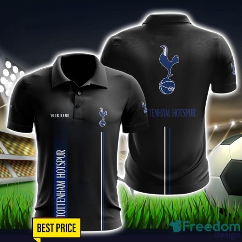 Tottenham Hotspur F.C 3D Polo Shirt Black Color For Men Product Photo 1