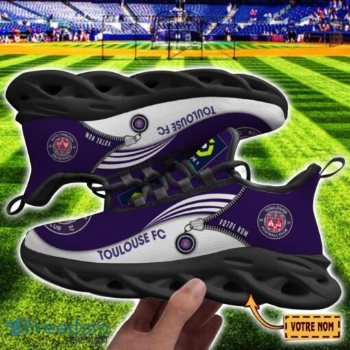 Toulouse Football Club Max Soul Shoes Personalized Name Sneakers For Fans Product Photo 2