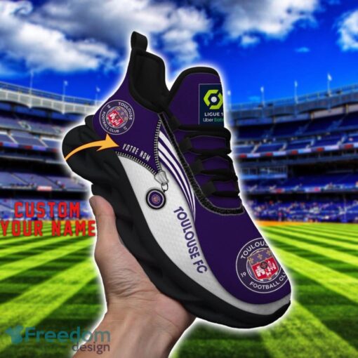 Toulouse Football Club Max Soul Shoes Personalized Name Sneakers For Fans Product Photo 4