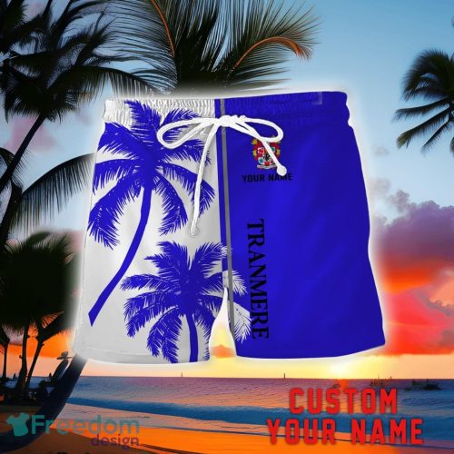 Tranmere Rovers Coconut Pattern Hawaiian Shirt And Shorts Personalized Name Unique Gift For Summer Product Photo 2